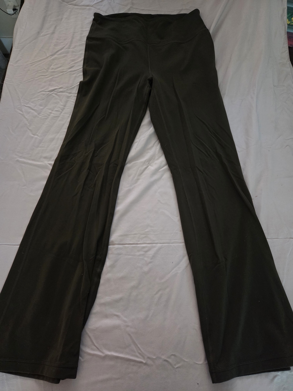 lululemon athletica Black Wide-Leg Yoga Pants